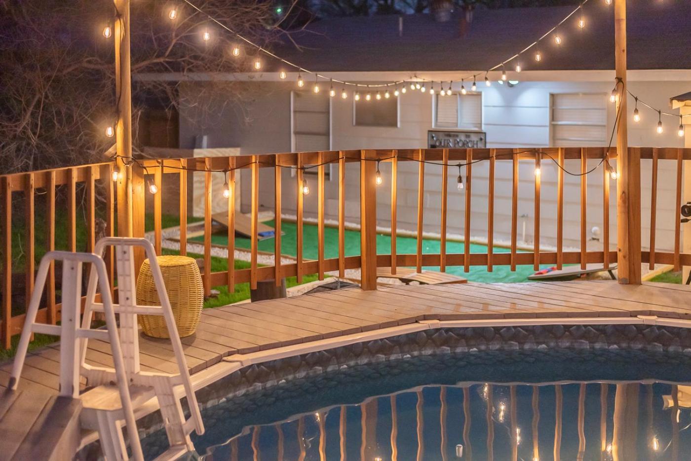 Game Room, Pool & Fire Pit At The Medical Center San Antonio Exteriör bild